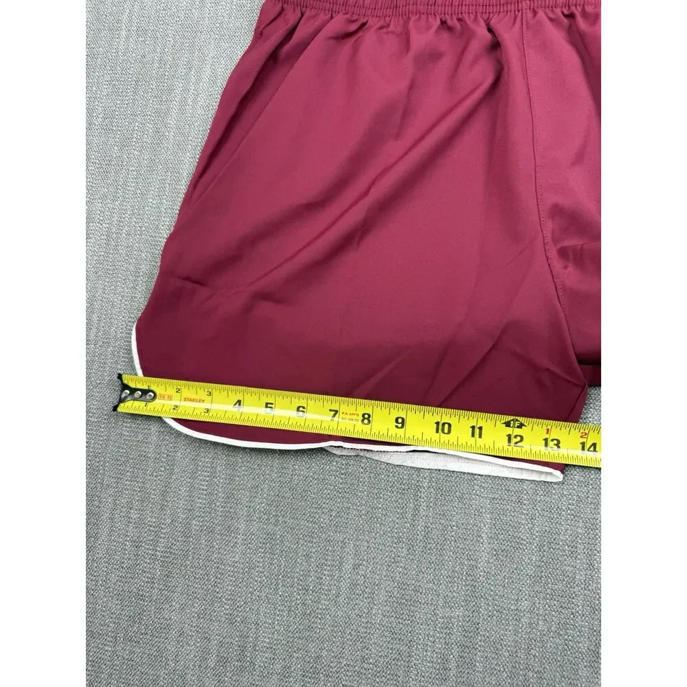 Nike Laser V Women’s Soccer Shorts Large Burgundy Dri-FIT Slim Fit NWT